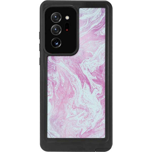Blue and Purple Marble Galaxy Note20 Ultra 5G Waterproof Case
